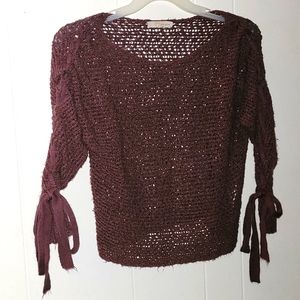 🤩TIE UP SLEEVED SWEATER🤩